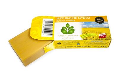 100% roślinne naturalne mydło RYCYNA I MELISA, 100g, Powrót do Natury