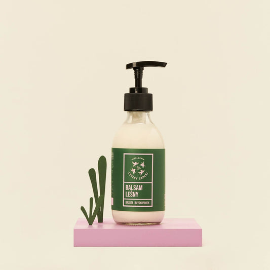 Balsam do ciała Leśny - Brzoza i Błyskoporek, 210 ml, Cztery Szpaki