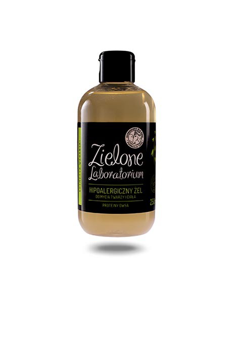 Hipoalergiczny żel do mycia twarzy i ciała, 250 ml, Zielone Laboratorium