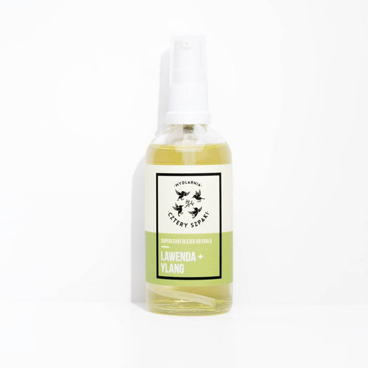 Lekki olejek do ciała lawenda i ylang, 100 ml, Cztery Szpaki