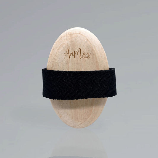 Naturalna szczotka do masażu ciała na sucho, włosie dzika i drewno bukowe, DC1D, AnMar Brush