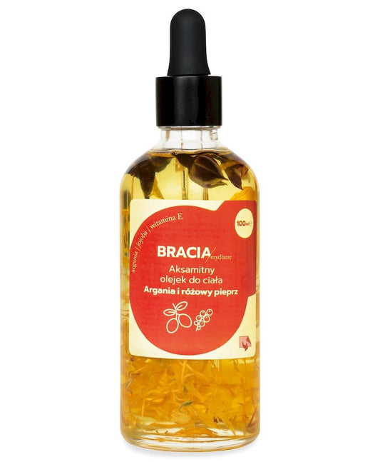 Argania i różowy pieprz, olejek do ciała, 100ml, Bracia Mydlarze