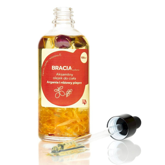 Argania i różowy pieprz, olejek do ciała, 100ml, Bracia Mydlarze