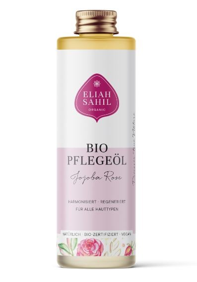 Organiczny olejek regenerujący Róża z Jojobą, do skóry i włosów, Zero Waste, 100 ml, Eliah Sahil