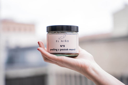 Peeling z pestek moreli, No.8, bezzapachowy, 250 ml, El Nino