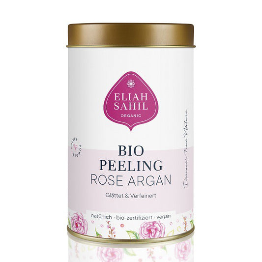 Wygładzający peeling do ciała Róża i Argan, Zero Waste, 256 g, Eliah Sahil