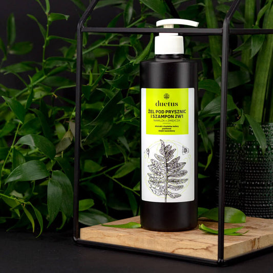 Żel pod prysznic i szampon 2w1, 500 ml, Duetus